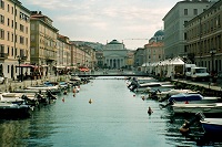 trieste. canal grande