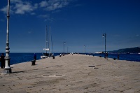 trieste. molo audace